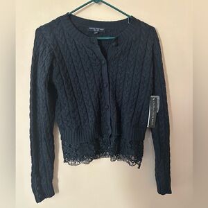 Central Park West Black Cardigan